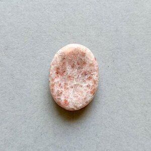 Sunstone Worry Stone Polished Crystal Palm Stone 1.75"